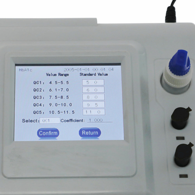 3.5 인치 컬러 액정 표시 장치 터치 디스플레이 Hba1c 특정한 프로테인 분석기 완전 자동