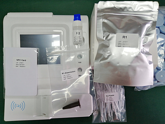 혈액 샘플은 완전히 Hba1c 분석기 글리코 헤모글로빈을 자동화했습니다