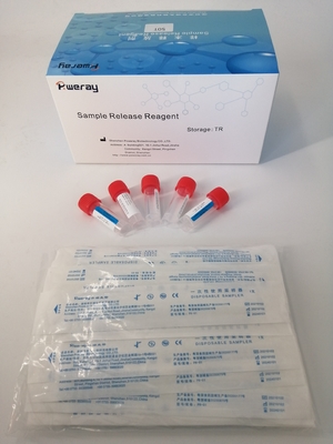 Covid-19를 위한 3 밀리람베르트 명백한 단일 스텝 PCR 신속 시험 장비  핵산 석방 시약
