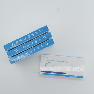 SARS-CoV-2 항원 신속 시험은 인두 코 분비액 테스트를 장비를 답니다