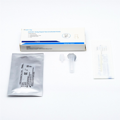 ISO 13485 아교질금 코비드 19 시험 키트 자체 시험 단일 패키지